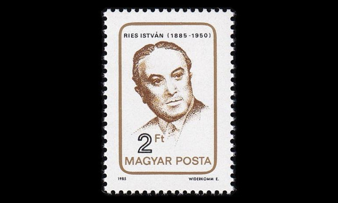 Unkari 3796 ** Työväenjohtaja István Ries (1985)