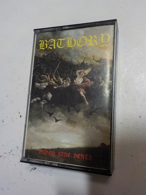BATHORY - BLOOD FIRE DEATH 1990 JENKKI PAINOS C-KASETTI