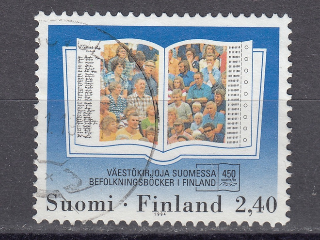 1994 Lape 1264 Väestökirjoja Suomessa 450 v.