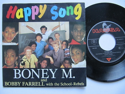 Boney M. And Bobby Farrell Happy Song 7" sinkku