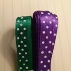 Monta eriväristä polka dot satiininauha 200cm - pikkukuva 2