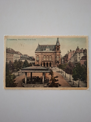Kulkenut kortti vuodelta 1950, Luxemburg