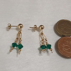 Kristalli korvakorut Gold Plated - pikkukuva 4