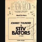 STIV BATORS & JOHNNY THUNDERS new moon paris 1987 - pikkukuva 1