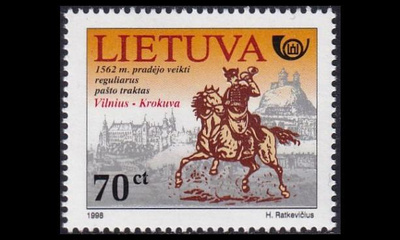 Liettua 676 ** Posti 80v (1998)