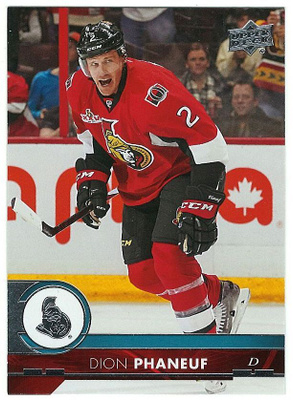 17-18 Upper Deck #135 Dion Phaneuf