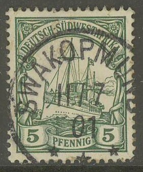 Saksan Lounais-Afrikka Mi 12 o