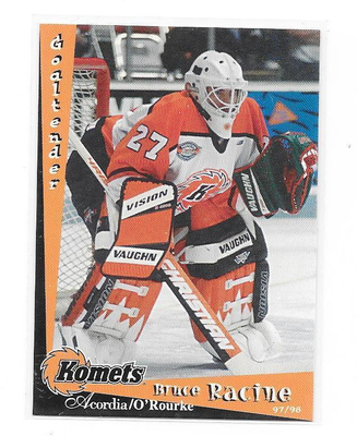98-99 Forth Wayne Komets #27 Bruce Racine ex- Ilves Lukko MV