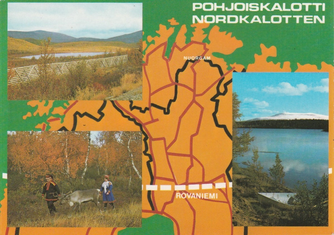 Postikortti  LAPPI, POHJOISKALOTTI, Erikoisleima