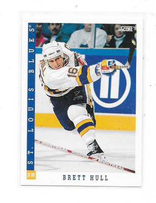 1993-94 Score #335 Brett Hull St Louis Blues