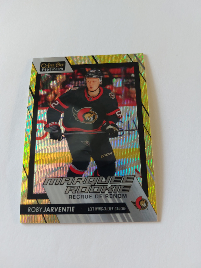 23-24 OPC Platinum Neon Yellow Surge #233 Roby Järventie  MR