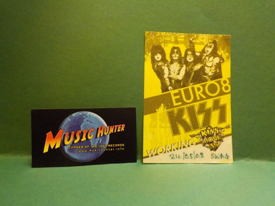 KISS - ALIVE 35 EURO8, WORKING BACKSTAGE PASS