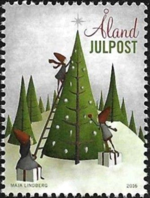 Åland 2016  Joulu  Julpost  ** LaPe 419