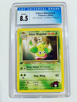 Erika's Weepinbell Gym Heroes 1st Edition 49/132 CGC 8.5