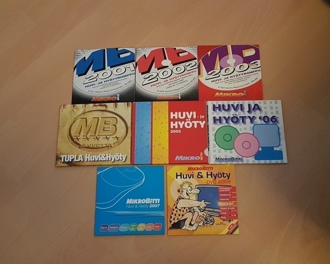 Mikrobitin Huvi- ja hyötyromppuja 2001-2008