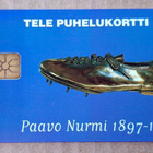 Paavo Nurmi puhelinkortti - juoksija Olympiavoittaja - pikkukuva 1