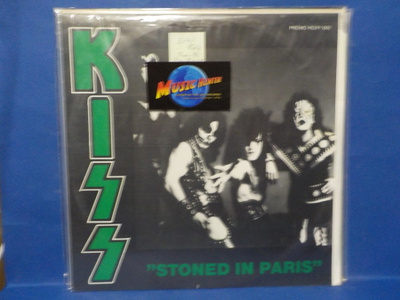 KISS - STONED IN PARIS EX+/EX+ SWE -85 LP