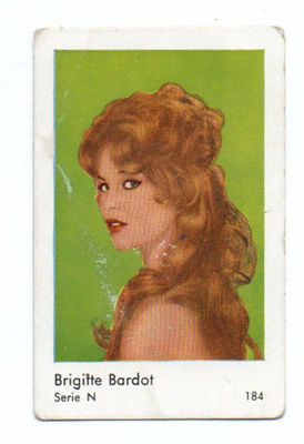Purkkakuva Serie N n:o 184 BRIGITTE BARDOT