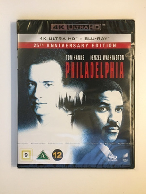 Philadelphia (4K Ultra HD + Blu-ray) Tom Hanks (1993) UUSI