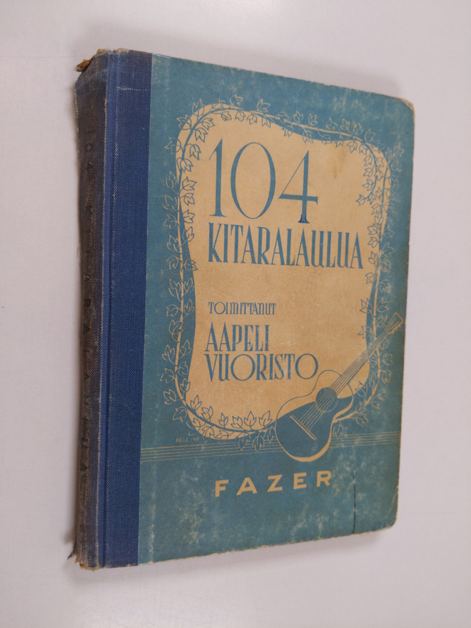 Aapeli (toim.) Vuoristo : 104 kitaralaulua
