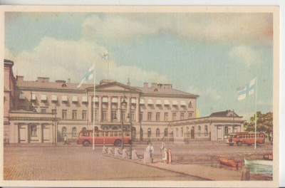 Helsinki presidentinlinna käyttämättömänä