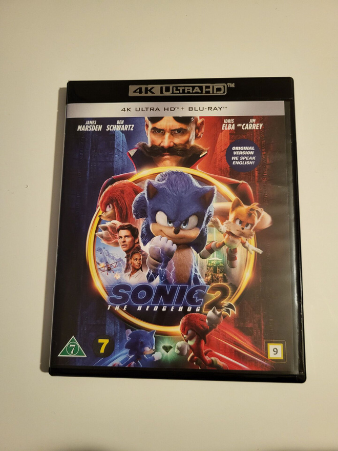 Sonic The Hedgehog (4K UHD + Blu ray)