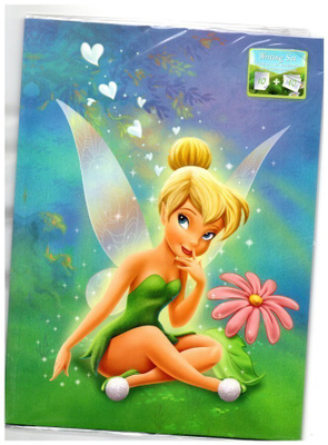 °°~HELINÄ KEIJU°°~ KIRJEPAPERIT & KUORET SETTI / Disney,UUSI