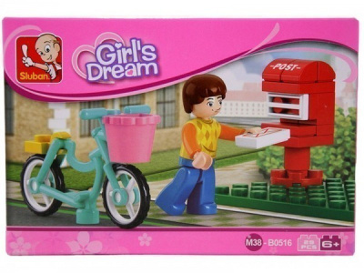 Sluban Girl's Dream Postilaatikko, 29 palikkaa, 1 hahmo UUSI