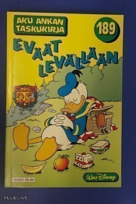 Aku Ankan taskukirja N:o 189. Eväät levällään.