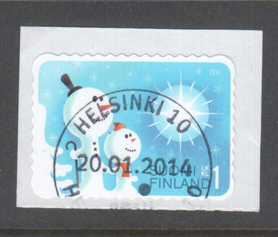 2014 Lumiukko postin loistoleimalla