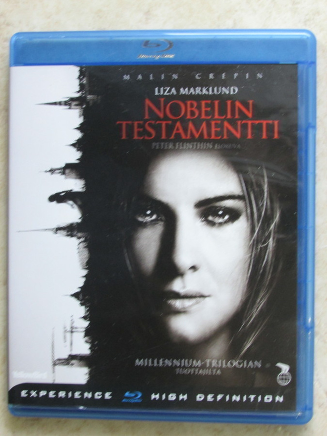 Nobelin testamentti, blu-ray.