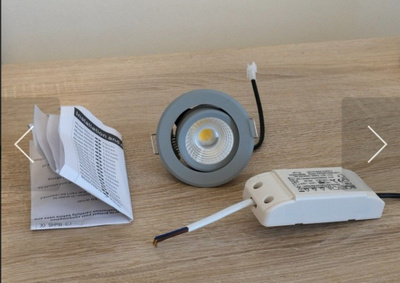 6W Kohdistettava LED-kattovalaisin – uusia, 38 kpl