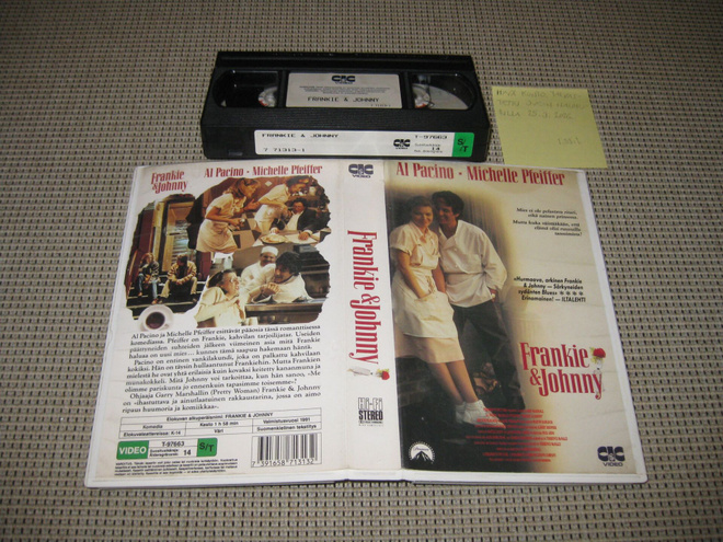 Frankie & Johnny-VHS (CIC, Al Pacino, Michelle Pfeiffer)