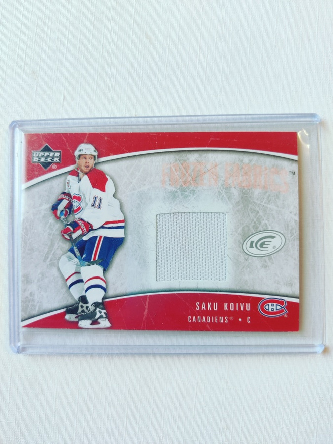 Saku Koivu - 05-06 UD Ice Frozen Fabrics