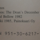 Saul Bellow - Dekaanin joulukuu (nid.) - pikkukuva 2