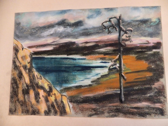 VANHA PastelliMaalaus Jorma Hietala 1964 KOMEA