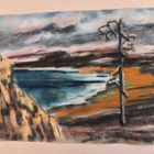 VANHA PastelliMaalaus Jorma Hietala 1964 KOMEA - pikkukuva 1