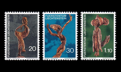 Liechtenstein 567-9 ** Juurikaiverruksia (1972)