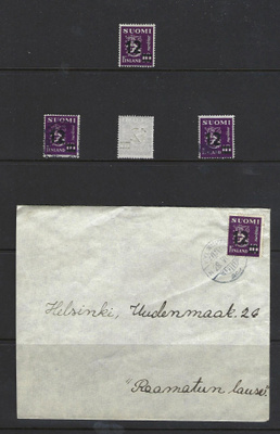 # 22942 # M-30 12/10mk - Postilähetys ja merkkejä