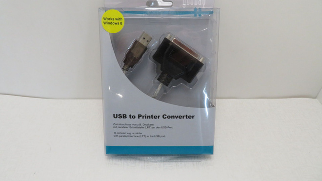 gooboy USB to Printer Converter USB-LPT muunnin