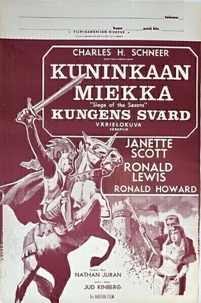 Elokuvajuliste: Kuninkaan miekka