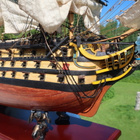 Pienoismalli HMS Victory purjelaiva sotalaiva UK Royal Navy - pikkukuva 3