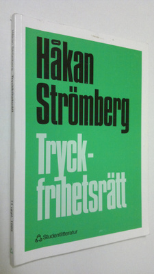 Håkan Strömberg : Tryckfrihetsrätt
