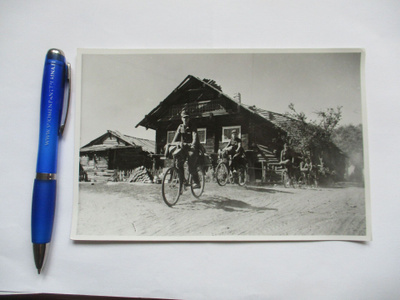Sotilaskuva 17x11cm Itä-Karjalasta Valtion Tiedotuslaitos