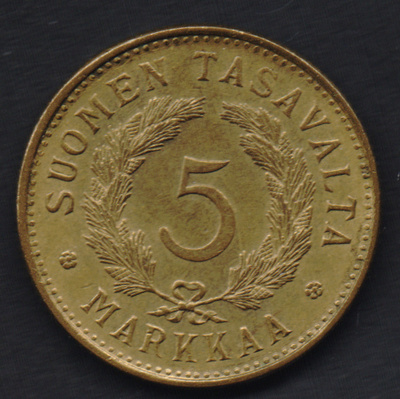1952 5 markkaa kl8