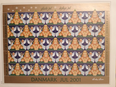 Tanska joulumerkkiarkki 2001