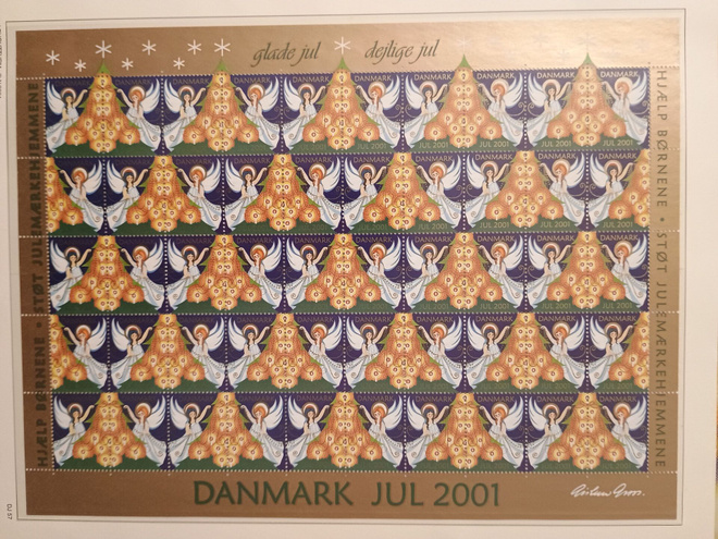 Tanska joulumerkkiarkki 2001