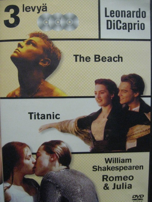 LEONARDO DiCAPRIO KOKOELMA 3 DVD