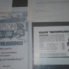 Traktori -aihe mm. pinssi diplomi piirros ym. 26/6 - pikkukuva 2