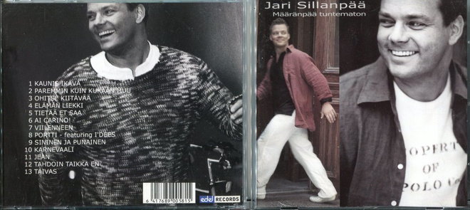 JARI SILLANPÄÄ . CD-LEVY . MÄÄRÄNPÄÄ TUNTEMATON